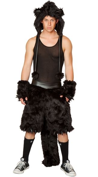 Mens Cat Costume, Halloween Costumes Fashion, Gay Halloween Costumes, Party Animal Costume, Gay Halloween, Black Cat Costume, Kitten Costumes, Groove Cruise, Costume Couples