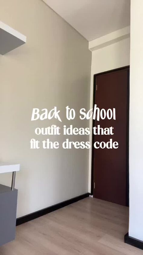 School Friendly Outfits, Dress Code Friendly Outfits, Outfits Dress Code Friendly, School Outfits Dress Code, School Outfits Dress, Back To School Outfit Ideas, Closet Basics, Friendly Outfits, First Week Of School Ideas