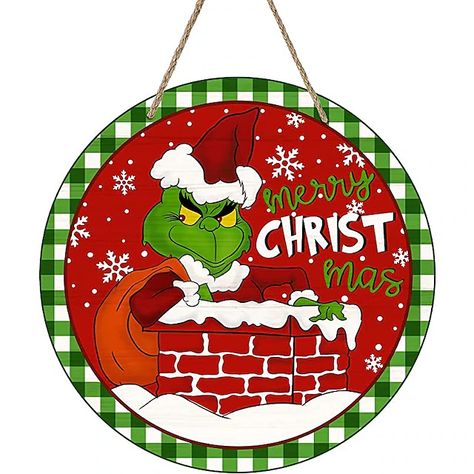 Accessories 2023, Green Xmas, Hobby Lobby Christmas, Easter Spring Wreath, Mr Christmas, New Homeowner Gift, Wood Door Hangers, Merry Christmas Sign, Sign Wall Decor