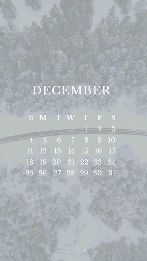 Printable December Calendar 2023 | Free Printable Calendars - ShutEye December Calendar Ideas, 2023 Free Printable, Printable December Calendar, Calendars 2024, Free Printable Calendars, Free Calendars, Iphone Macbook, Some Inspirational Quotes, Instagram Font