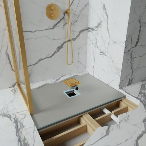 Wet Rooms - Wet Room Shower Trays - LUSSO Walk In Shower Tray, Wet Room Shower, Wet Room, Wet Floor, Drain Cover, Flat Brush, Shower Tray, Shower Screen, Underfloor Heating