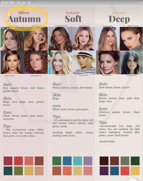 Hair Color For Warm Skin Tones, Grey Green Eyes, Winter Skin Tone, Soft Autumn Deep, Light Spring Color Palette, Autumn Color Palette Fashion, Soft Autumn Palette, Deep Autumn Color Palette, Autumn Skin