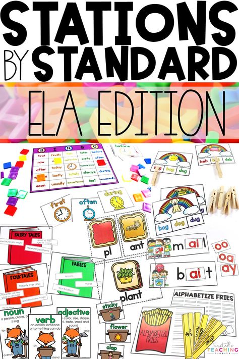 Ela Stations, 6 Traits Of Writing, Writing Traits, Teaching Board, Writing Mini Lessons, Center Rotations, Morning Tubs, Writing Station, Monthly Activities