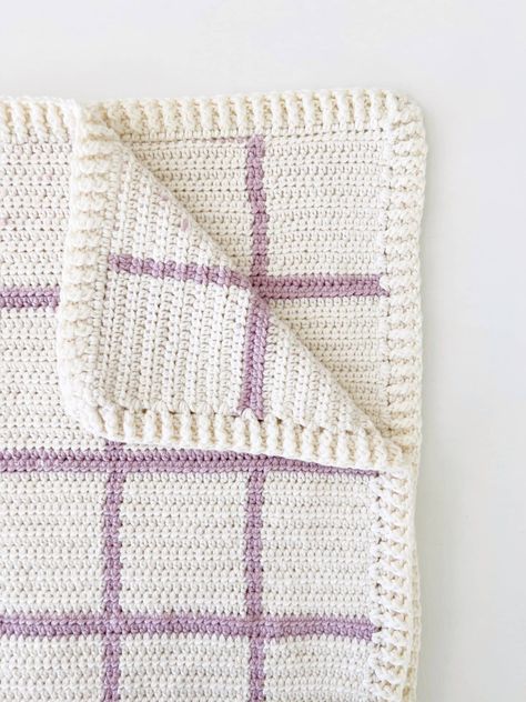 Daisy Farm Crafts, Daisy Farm, Plaid Crochet, Daisy Crochet, Oldest Daughter, Blanket For Baby, Back Post Double Crochet, Farm Crafts, Plaid Baby