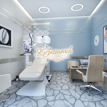 Privat clinic design - luxury interior design company in California Private Clinic, Medical Clinic Design, Dentist Office Design, Healthcare Interior Design, Medical Office Decor, Dental Office Design Interiors, Clinic Interior, Kedokteran Gigi, Medical Office Design