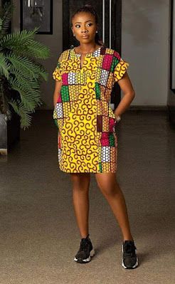 African Shift Dress, Ankara Shift Dress, Short Shift Dress, Ankara Short, African Dresses For Kids, Best African Dresses, Short African Dresses, African Dresses Modern, African Wear Dresses