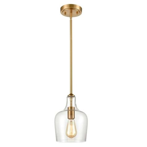 Claxy Glass Light Gold Industrial Clear Glass Dome Mini Hanging Pendant Light in the Pendant Lighting department at Lowes.com Gold Pendant Lighting, Hanging Pendant Light, Glass Light, Hanging Pendant, Hanging Pendant Lights, Glass Dome, Hanging Pendants, Glass Domes, Glass Lighting