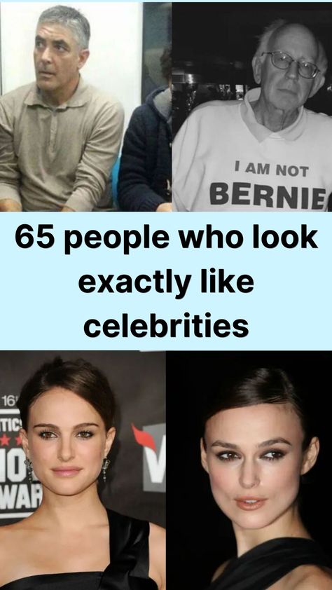 They say that everyone has a doppelganger. You might have one of your own — but unless you’re famous, you may never connect with them.

Being a celebrity in 2019 must be odd. Between movies and the internet, famous people are more, well, famous, than ever before. Once a person hits it big, their face is recognizable all over the world.

That even goes for countries that speak other languages. Most of the world consumes a vast amount of American and European media, Celebrity Doppelganger, Pictures Of Celebrities, Internet Famous, Other Languages, 10 Funniest, Celebrity Look Alike, A Celebrity, Famous Faces, Celebrity Pictures