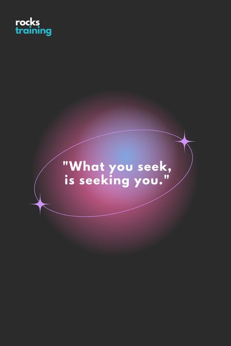 Daily Affirmations What I Seek Is Seeking Me, What You Seek Is Seeking You, Manifesting Quotes, Trust In The Universe, Seek Me, My Favorite Quotes, Food For The Soul, I Trust, My Vision Board