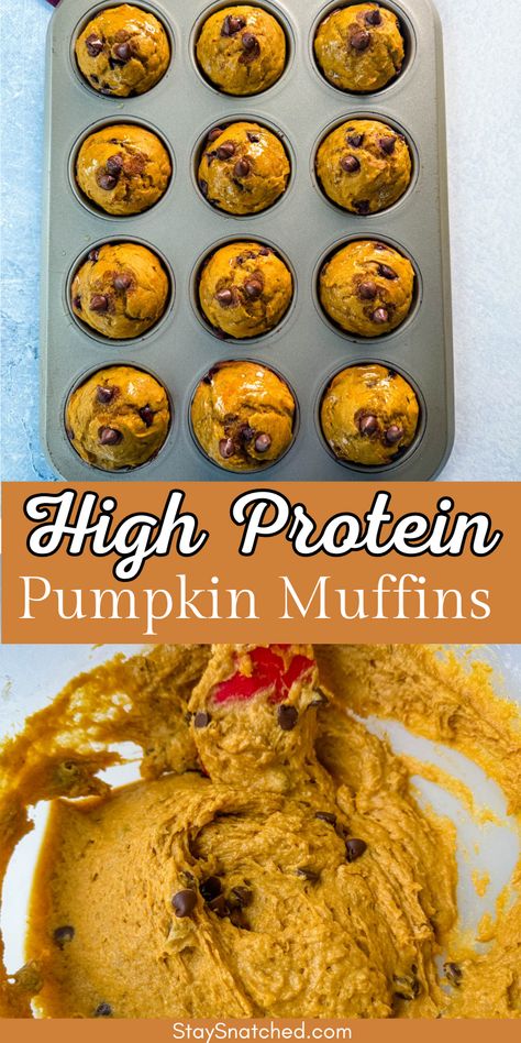 Boost your mornings with these High Protein Pumpkin Muffins! Packed with pumpkin spice flavors and a good dose of protein, they’re the perfect healthy breakfast or post-workout snack. Moist, fluffy, and easy to make, these muffins are a delicious way to enjoy fall flavors while staying on track with your goals! Pre Workout Muffins, Easy Pumpkin Muffins Healthy, Easy Breakfast Ideas Healthy Protein, Easy Protein Pumpkin Muffins, Healthy Pumpkin Breakfast Cookies, Easy Healthy Pumpkin Muffins, Healthy Protein Pumpkin Muffins, Pumpkin Muffins With Protein Powder, Protein Pumpkin Muffins Healthy