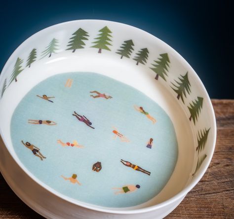 Becky Mackenzie Ceramics Diy Pottery Painting, Wild Swimming, Color Me Mine, Pottery Painting Designs, Order Confirmation, Porcelain Dish, Diy Pottery, China Mugs, Mountain Lake