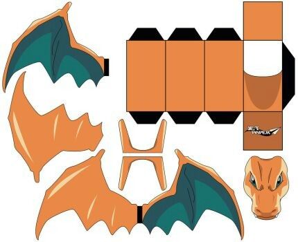 Charizard 1 Pokemon Valentines Box, Papercraft Pokemon, Pokemon Valentine, Mega Charizard, Pokemon Diy, Pokemon Craft, Instruções Origami, Origami Paper Art, Pokemon Party