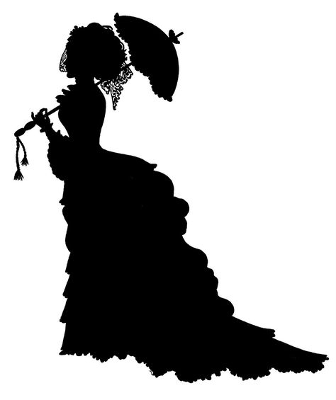 Her use of the 18th-century form of the silhouette is both an ironic and complex way to address these issues, since the paper Walker uses to cut out most of the images for her wall murals is black. Description from erikadonaldson11.blogspot.com. I searched for this on bing.com/images Silhouette Arte, Silhouette Clip Art, Silhouette Images, Graphics Fairy, Silhouette Stencil, Paper Diy, Vintage Silhouette, Victorian Lady, Victorian Women