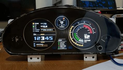 Arduino Blog » Designing custom Mazda MX5 Miata TFT cockpit gauge clusters Nc Miata Interior, Mx5 Nb Interior, Nb Miata Interior, Na Miata Interior, Miata Mx5 Modified, Miata Interior Mods, Custom Miata, Mx5 Interior, Miata Interior