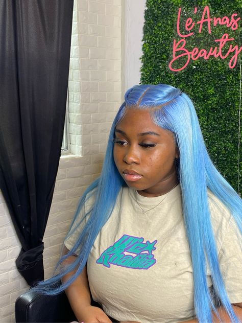 Blue Frontal wig install Blue Frontal Wig, Frontal Wig Install, Flat Twist Styles, Flat Twists, Wig Install, Twist Style, Flat Twist, Frontal Wig, 50 Shades