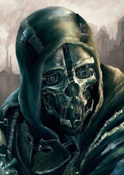 Dishonored 2, Arte Cyberpunk, Dishonored, Game Concept Art, Video Game Art, Game Artwork, Dark Fantasy Art, Game Character, Character Concept