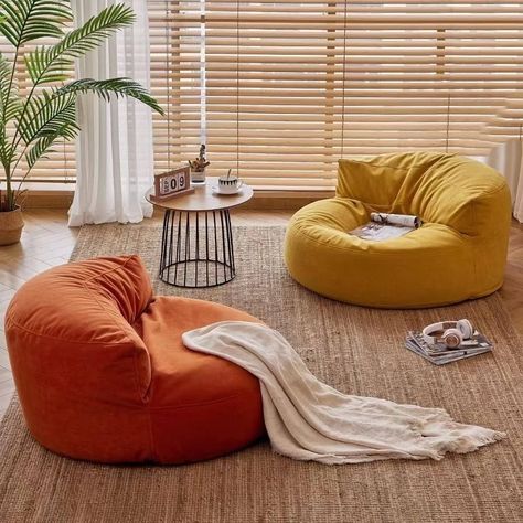 Seating Living Room, Bean Bag Living Room, Floor Seating Living Room, Bean Bag Couch, Bean Bag Cover, Adult Bean Bag Chair, Floor Sitting, Bean Bag Sofa, Floor Seating