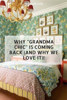 Granny Sheek Decor, Granny Chic Interior Design, Grandmillenial Decor Style, Making A New Build Cosy, Bedroom For Grandma, Grandmillenial Style Bedding, Grandma Decor Shabby Chic, Granny Chic Dining Room, Granny Millenial Decor