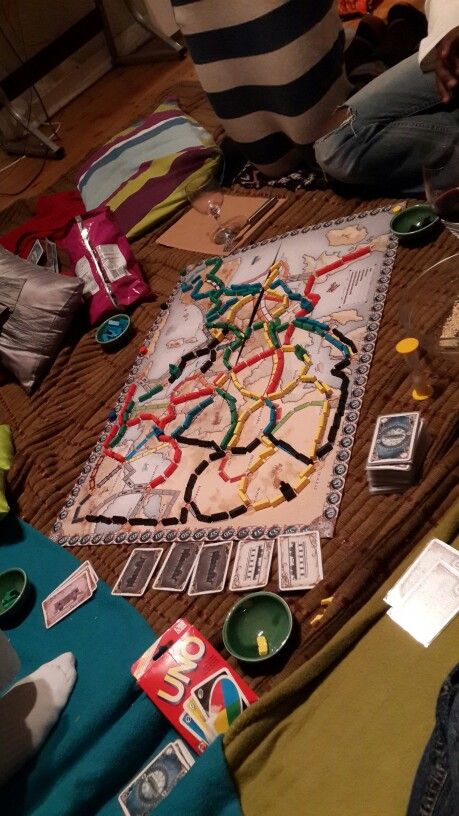 Ticket To Ride Table, Board Game Evening, Friends Game Night Aesthetic, Board Game Night Aesthetic Friends, Ticket To Ride Game, Polar Express Party, Board Game Night, Ticket To Ride, Scrapbook Printing