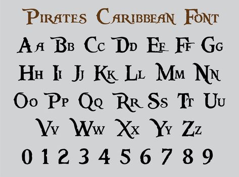 Pirate Writing Font, Tattoo Lettering Alphabet Calligraphy, Pirate Terms, Pirates Of Carribean, Pirate Alphabet, Pirate Font, Cool Fonts Alphabet, Pirates Of Caribbean, Tattoo Fonts Alphabet