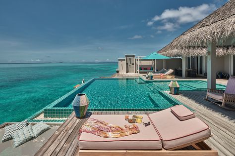 Maldives Beach Villas | Beachfront Villas by Finolhu Maldives Finolhu Maldives, Maldives Luxury, Underwater Restaurant, Maldives Hotel, Maldives Beach, Stunning Hotels, Water Villa, Happier Than Ever, Maldives Island