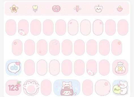 Keyboard Whatsapp, Kawaii Keyboard Wallpaper, Aesthetic Keyboard Theme, Keyboard Wallpaper Aesthetic Pink, Cute Keyboard Backgrounds, Sanrio Keyboard, Cute Wallpapers For Keyboard, Keyboard Photo, Cute Aesthetic Keyboard Wallpaper