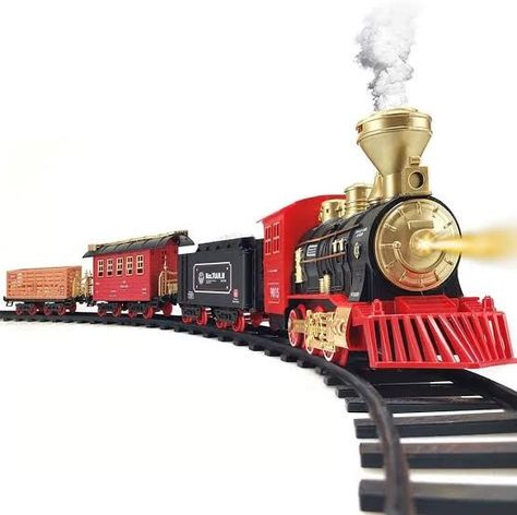 Christmas Tree Train Set, Top Tech Gifts, Christmas Tree Train, Christmas Train Set, Electric Train Sets, Locomotive Engine, Toy Trains Set, Train Gifts, Model Train Sets