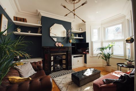 Had the shutters fitted this morning! Has really finished off the Living Room. Small Terraced House Interior, Terraced House Living Room, Victorian Terrace Living Room, Terraced House Interior, Small Terraced House, Terrace House Interior, Victorian Terrace Interior, Terrace Living Room, Victorian Terraced House