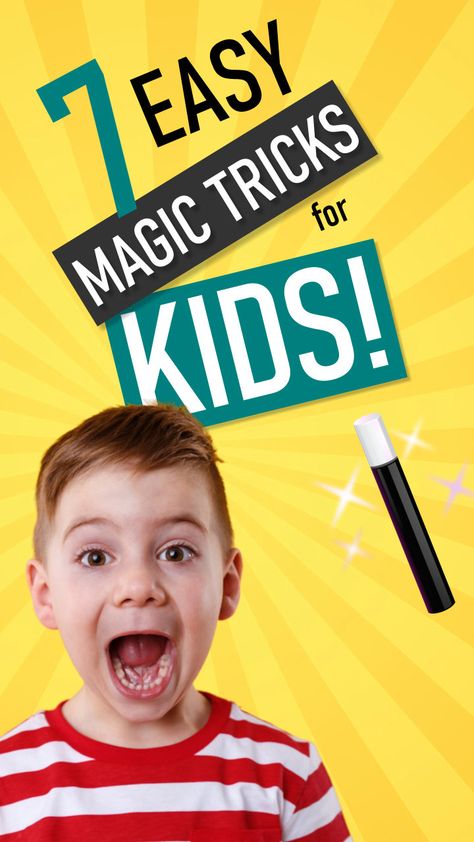 Diy Magic Tricks, Kids Magic Tricks, Kids Magic Tricks Easy, Simple Magic Tricks For Kids, Easy Magic Tricks For Kids Step By Step, Simple Magic Tricks, Easy Magic Tricks For Kids, Easy Magic Tricks With Cards, Magic Tricks For Beginners