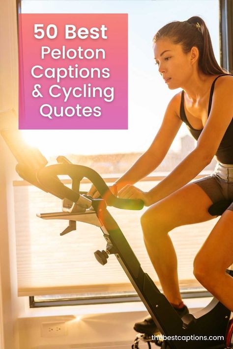 50 Best Peloton Captions & Cycling Quotes For Your Next Spin Cycle Quotes Motivational, Spin Quotes Inspiration, Indoor Cycling Memes Funny, Cycling Captions For Instagram, Peloton Quotes Funny, Spin Class Quotes, Spinning Workout Quotes, Indoor Cycling Quotes, Spinning Quotes