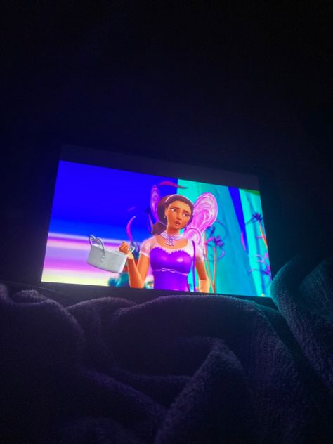 #barbie#barbiemovies Watching Barbie Movies Aesthetic, Cozy Movie Night Aesthetic, Fale Story, Night Bedroom, Rain And Coffee, Fake Insta, Boquette Flowers, Tv Watch, Chill Photos