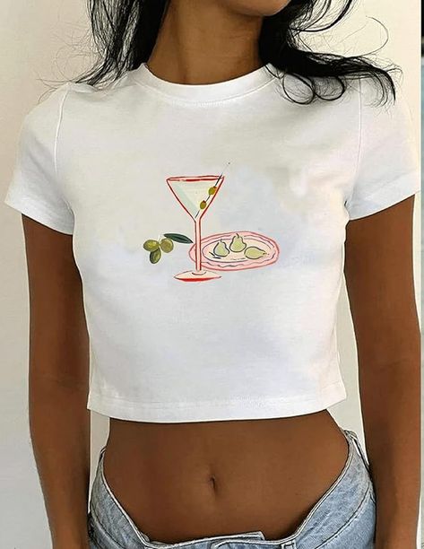 September Mood, Shirts Diy, Fruit Shirt, Coastal Summer, Everyday Clothing, Summer Graphic Tee, Baby Graphic Tees, Clothes Vintage, Y2k Tops