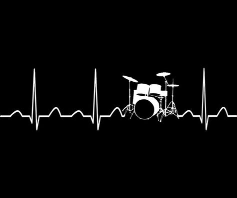 Drums Girl, Drummer Art, Drums Wallpaper, Drums Artwork, Heartbeat Tattoo, Dragon Silhouette, Drums Art, Home Lock Screen, Laptop Wallpapers