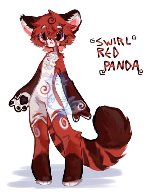 Stwawbwewymilk Art, Saber Tooth Fursona, Fursona Character Design, Kemono Art Style, Fursona Pattern Ideas, Fox Tail Reference, Fursona Eyes, Tanuki Fursona, Fursonas Art