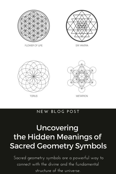 Uncovering the hidden meanings of sacred geometry symbols. New story on Medium. Sacred geometry symbols are a powerful way to connect with the divine and the fundamental structure of the universe. Symbols Of The Universe, Secret Geometry Tattoo Design, Sacred Geometry Symbols Meaning, Alchemy Symbols Sacred Geometry, How To Draw Sacred Geometry, Flower Of Life Meaning, Sacred Geometry Universe, Navajo Symbols, Mandala Meaning