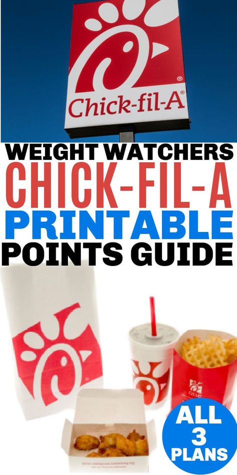 Eating Out On Weight Watchers, Ww Chickfila, Weight Watcher Fast Food Guide, Ww Eating Out Guide, How To Calculate Weight Watchers Points, Weight Watchers Eating Out Guide, Ww Restaurant Guide, Fast Food Weight Watchers, Ww Fast Food Guide