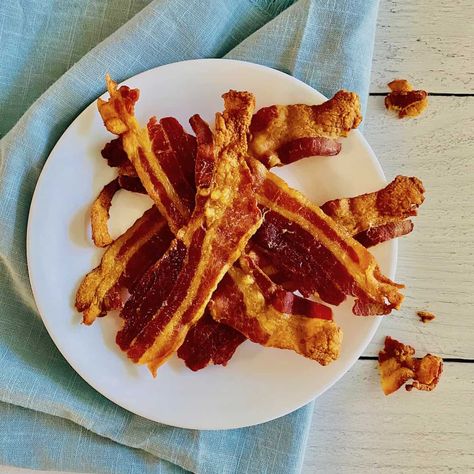 Toaster Oven Bacon Reheat Bacon, Leftover Bacon, Toaster Oven Air Fryer, Oven Bacon, Toaster Oven Recipes, Bacon In The Oven, Cooking Temperatures, Potato Fries, Oven Recipes