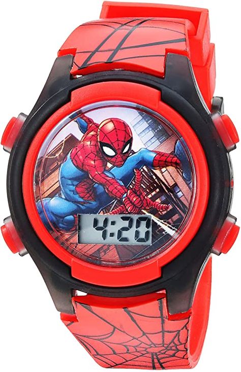 Spiderman Watch, Kids Spiderman Costume, Best Sandals For Men, Spiderman Characters, All Spiderman, Best Kids Watches, Spiderman Kids, Spiderman Costume, Boys Watches