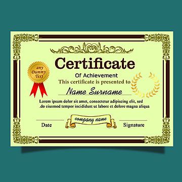 Awards Certificates Design, Free Printable Certificate Templates, Certificate Of Recognition Template, H Letter Images, Diploma Design, Free Printable Certificates, Certificate Border, Certificate Of Achievement Template, Free Certificate Templates