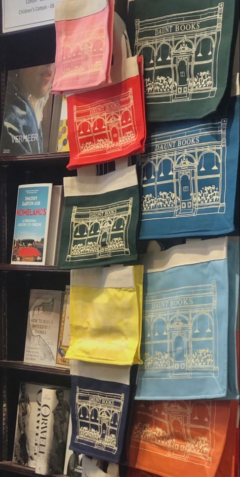 Daunt Books Tote, Library Core, London Bookstore, Gilmore Core, Daunt Books, Altoids Tins, Book Tote Bag, Product Ideas, Rory Gilmore