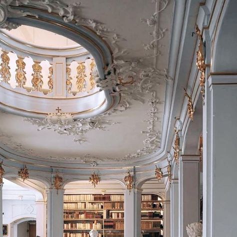 One Thousand Libraries 📖 on Instagram: "▫️DUCHESS ANNA AMALIA LIBRARY▫️ 📍Weimar, Germany Established in 1691, the Duchess Anna Amalia Library is a marvel of Rococo architecture and a true real-life fairytale library. Home to a rare collection of books, this stunning library is known for its iconic Rococo Hall that was tragically damaged in a fire in 2004 but beautifully restored thereafter. The library stands as a testament to Anna Amalia’s devotion to literature and arts. Photo Credit: @franksfotografie - - - - #bookstagram #bibliophile #reading #bookshelf #libraries #beautifullibraries #booklover #architecturephotography #travelphotography #travelblogger #literarylifestyle #DuchessAnnaAmaliaLibrary #RococoArchitecture #history #booktok #travelinspiration #travelblogger #darkacademia One Thousand, Dark Academia, Rococo, Architecture Photography, Temple, Real Life, The Good Place, Travel Photography, Germany