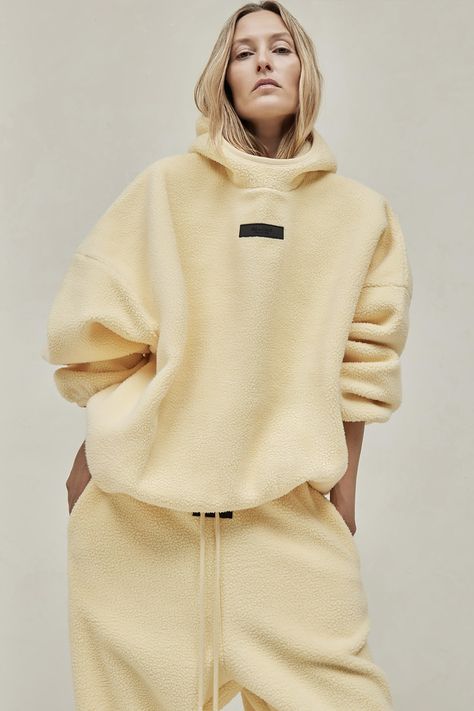 Fear of God ESSENTIALS Winter 2024 Collection | Hypebeast Trajes Kylie Jenner, Next Fashion, Fear Of God, Life Tips, Beauty And Lifestyle, Mellow Yellow, Polar Fleece, Winter 2024, 2024 Collection