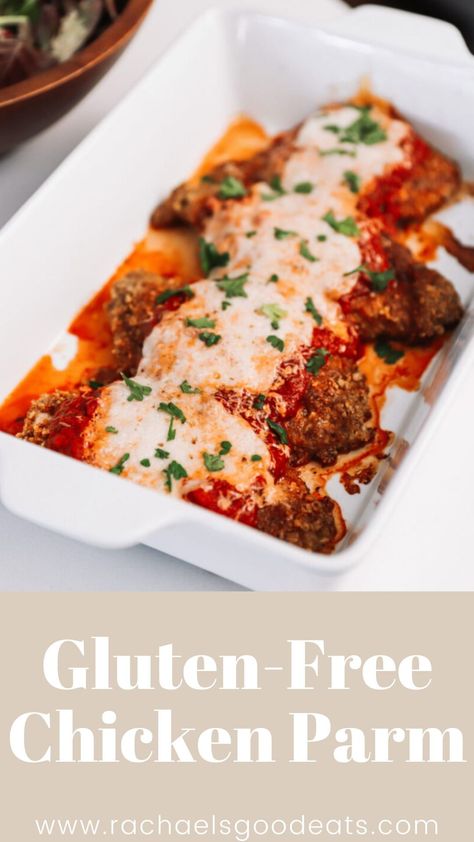 Chicken Parm Gluten Free, Glutenfree Chicken Recipe, Gluten Free Chicken Parm, Chicken Parm Recipes, Chicken Parm, Chicken Meals, Paleo Chicken, Gluten Free Cheese, Inflammatory Foods