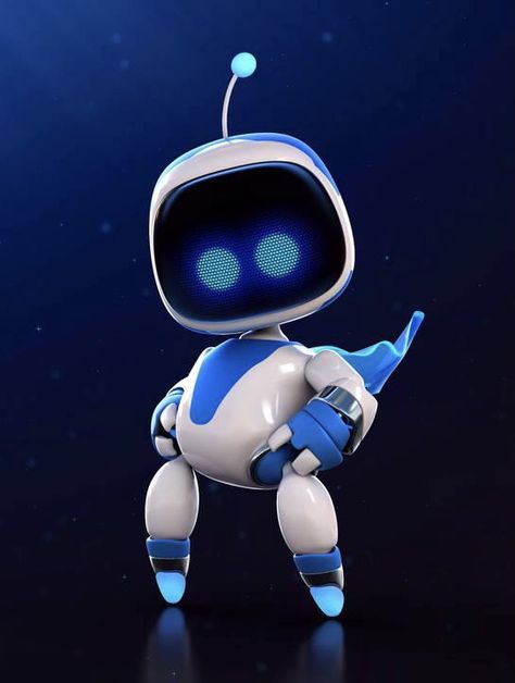 Astro Bot Wallpaper, Astrobot Playstation Birthday, Astro Bot Ps5, Astro Playroom, Astros Playroom, Pad Wallpaper, Chatbot Design, Astro Bot, Ideas For Clay