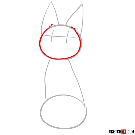 Jiji Kiki, Kiki Cat, Easy Drawing Guides, Drawing Guides, Kiki Delivery, Kiki's Delivery Service, Guided Drawing, Easy Drawing, Learn How To Draw