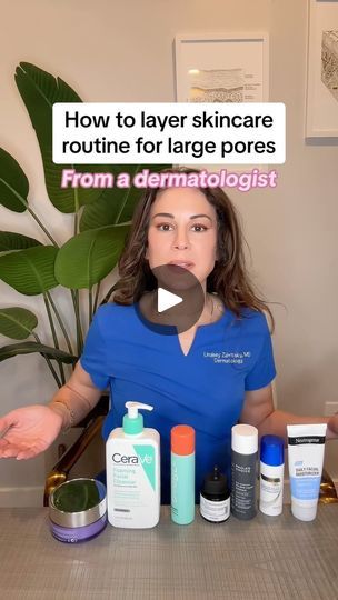 322K views · 194 reactions | Skincare routine for large pores ✨ 

This is a great routine for the PM! For the AM, swap out the actives and use sunscreen. As always, you DO NOT need all of these products, but if you choose to use these, this is the proper way to layer them.

Comment SKINCARE below and I’ll send you the link to all of the products featured here! | Lindsey Zubritsky Pollock | Lindsey Zubritsky Pollock · Original audio Large Pores, You Choose, Skincare Routine, Sunscreen, Face And Body, Skin