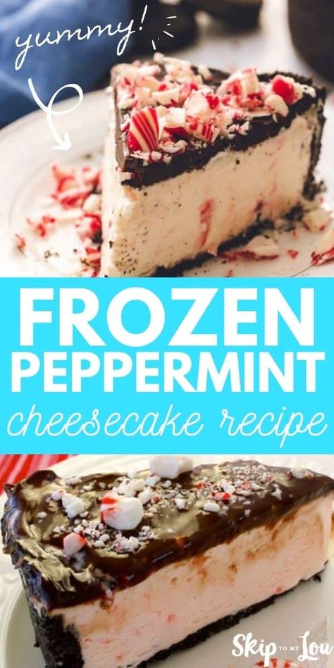 Peppermint Treats, Delicious Holiday Desserts, Peppermint Recipes, Peppermint Cheesecake, Make Ahead Desserts, Holiday Dessert, Candy Cookies, Cakes And Pies, Eat Dessert First