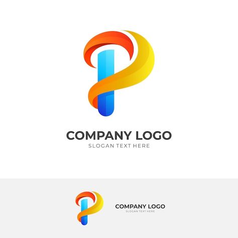 Vector letter p logo design vector, 3d s... | Premium Vector #Freepik #vector #letter-logo #creative-logo #colorful-logo #color-logo Letter Logo Design Alphabet Creative, Letter P Logo Design Creative, P Logo Design Creative, P Logo Design Letter, P Letter Logo Design, Letter P Logo Design, Letter P Logo, P Logo Design, Pinterest Branding