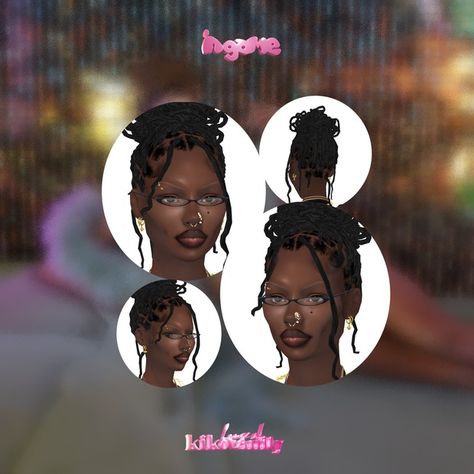 ayanna locs 🌸 | Patreon Sims 4 Crystal Locs, Sims 4 Locs Female, Sims 4 Cc Dreads Female, Sims 4 Cc Locs, Sims 4 Locs, Sims 4 Black Hair, Sims 4 Cas Mods, Sims Packs, The Sims 4 Pc