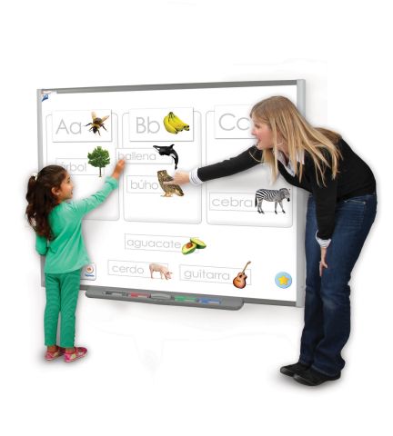 New TeachSmart ELL Spanish Interactive Whiteboard Software by Hatch supports early learners who are acquiring English as a second language with over 1,750 math and literacy activities in both Spanish and English.    (Photo: Business Wire) Interactive Whiteboard Activities, English Photo, Pen Work, Digital Board, Business Ppt, Interactive Board, Educational Software, Interactive Whiteboard, English Activities